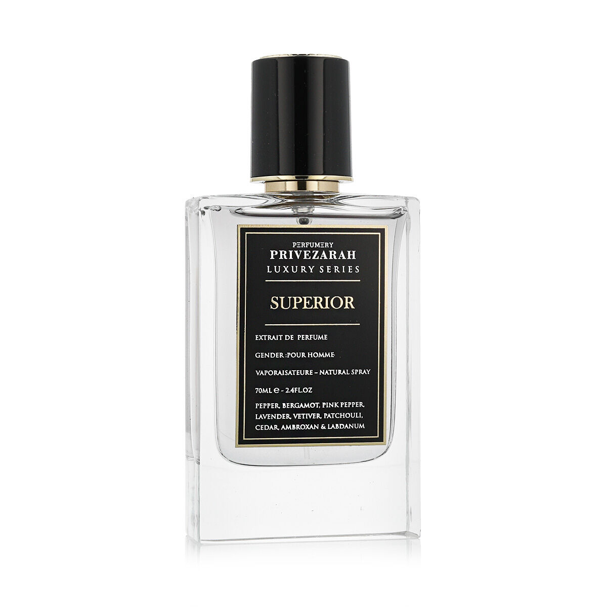 Pánsky parfum Prive Zarah Superior 70 ml